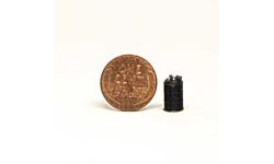 All Scale Miniatures 870838 HO Steel Drum with Trash 5-Pack