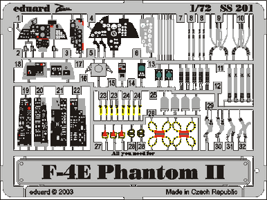 Eduard 73201 1/72 F-4E for Hasegawa (Pre-Painted)
