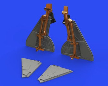 Eduard 648637 1/48 Aircraft- Tempest Mk II Undercarriage Legs for EDU & SHY (Bro