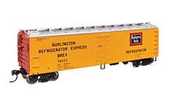 Walthers Mainline 910-41307 HO 40' Reefer Chicago Burlington #74620