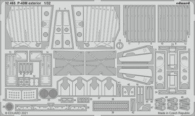 Eduard 32465 1/32 P-40M Exterior for Trumpeter