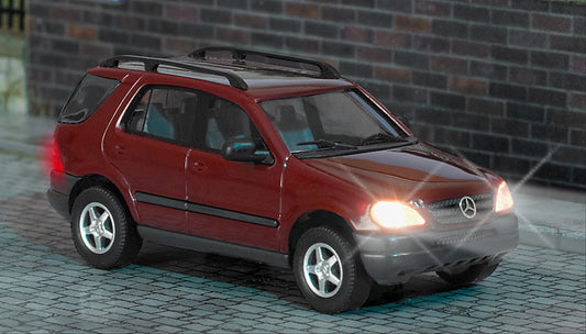 Busch 5659 HO Scale Mercedes-Benz M-Class SUV w/Lights