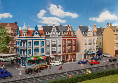 Faller 130701 HO Scale Beethovenstrasse Downtown Row Set Kit