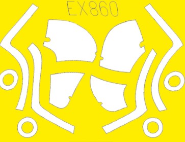 Eduard EX860 1/48 Mask Aircraft- OH13 for ITA