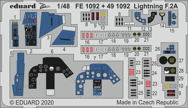 Eduard FE1092 1/48 Lightning F.2A for Airfix