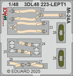 Eduard 3DL48223 1/48 Mi-24A SPACE SPACE for TRUMPETER Kit
