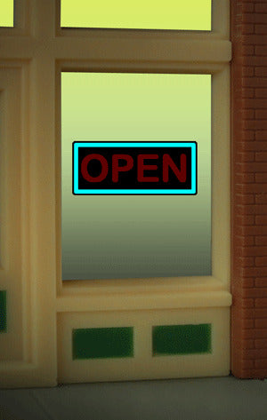 Miller Engineering 9045 O/HO Scale Open Window Sign Limited