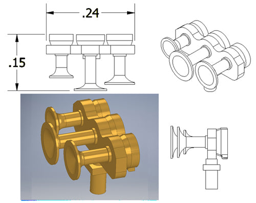 Cal Scale 668 Ho Nathan Air Horn M3
