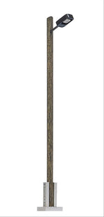 Busch 4159 HO Scale Wood-Mast Streetlight w/White LED