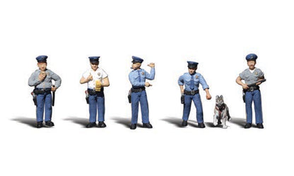 Woodland Scenics A2122 N Scale Policemen