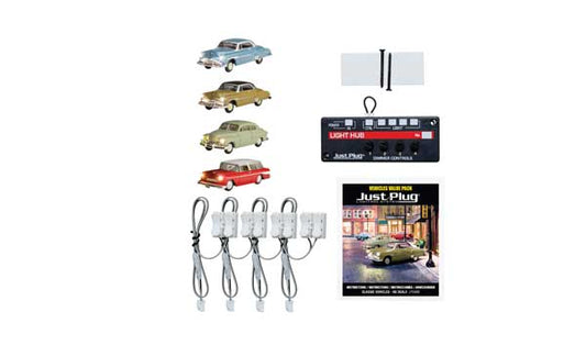 Woodland Scenics J5908 HO Scale Classic Vehicles - Just Plug Value