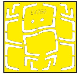 Eduard EX756 1/48 Mask Aircraft- Su27UB TFace for LNR