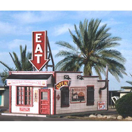 Blair Line 90 N Scale Fred & Red's Hamburgers -- Kit