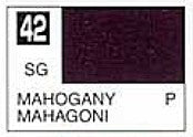 Mr Hobby Gunze 42 Lacquer Based Semi-Gloss Mahogany 10ml Bottle (6/Bx)