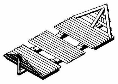 Kadee 437 HO Scale Cattle Guards -- 3 Sets