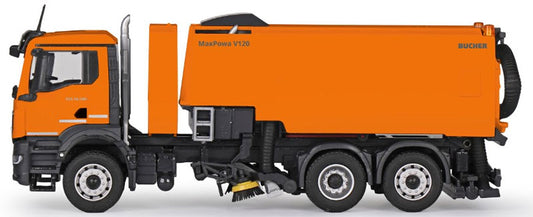 Conrad 81257-01 1/50 Scale Bucher Maxpowa V120 Street Sweeper Truck