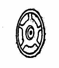 Details West 179 HO Scale Handbrakes -- Wheel Only, EMD & GE pkg(2)