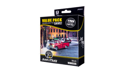 Woodland Scenics JP5918 N Scale Work Vehicle Value Pack