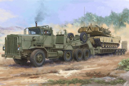 Hobby Boss 85524 1/35 M911 C-HET Tractor w/Talbert 64T Heavy Equipment Semi-Trai