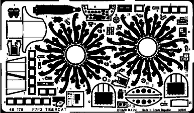 Eduard 48178 1/48 for AMT Photo Etch Detail Set