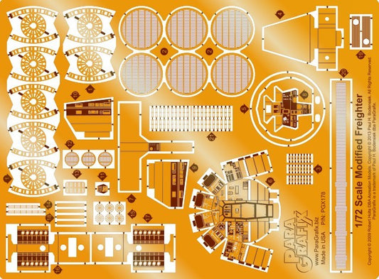Paragrafix 180 1/72 Star Wars: Millennium Falcon Photo-Etch Set for FNM & RMX