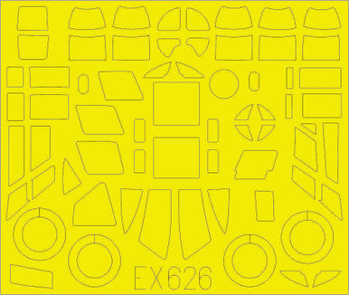 Eduard EX626 1/48 Mask Blenheim Mk. IF for AIR Canopy Mask Set
