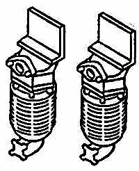 Details West AF-225 HO Scale Salem-Type Air Filter -- Small pkg(2)