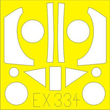 Eduard EX334 1/48 Mask Ta 152H for Hobby Boss Canopy Mask Set