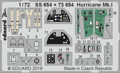 Eduard SS654 1/72 Hurricane Mk.I for Arma Hobby