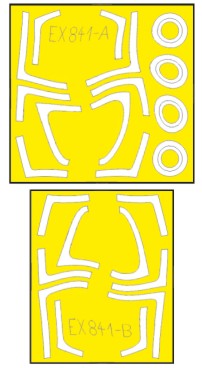 Eduard EX841 1/48 Mask Aircraft- F/A18F TFace for MGK