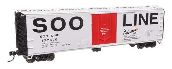 Walthers Mainline 2868 HO Scale 50' PC&F Insulated Boxcar - Ready to Run -- Soo