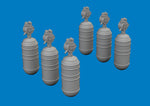 Eduard 672396 1/72 WWII USAAF Oxygen Cylinder a-6 PRINT Brassin