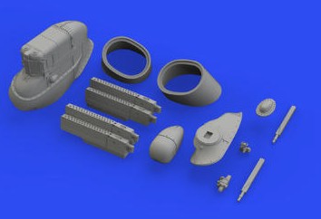 Eduard 648730 1/48 Aircraft- Mi24D Conversion Set for ZVE (Photo-Etch & Resin)