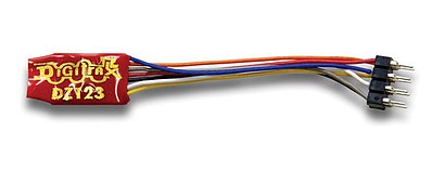 Digitrax DZ123PS All Scale Mobile DCC Decoders 1.0 Amp, No Back EMF, 2-Function