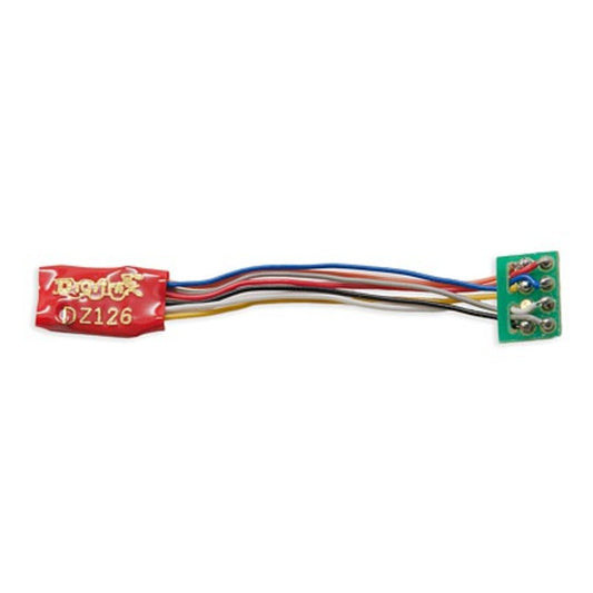 Digitrax DZ126PS All Scale DZ126PS Series 6 Control Decoder for Z, N & HO 8-Pin
