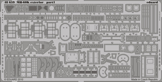 Eduard 48659 1/48 Aircraft- MH60K Exterior for ITA