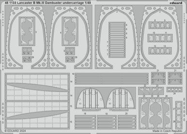 Eduard 481133 1/48 Lancaster B Mk.III Dambuster Undercarriage 1/48