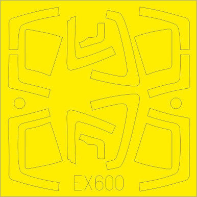 Eduard EX600 1/48 Paint Mask for GREAT WALL HOBBY Su-35S TFace