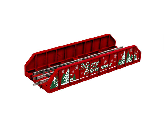 Lionel 6-2025050 O Gauge Merry Christmas FasTrack Girder Bridge