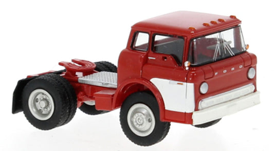 Brekina 86325 1/87 1970 Ford C-Series Cab, Red and White
