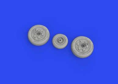 Eduard 648707 1/48 F-16 Wheels Early for Tamiya (Resin)