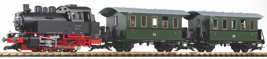 Piko 38125 G Scale DR BR80 Passenger Starter Set, 120V