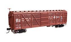 Walthers Mainline 910-41462 HO 40' Stock Car - Milwaukee Road #105030