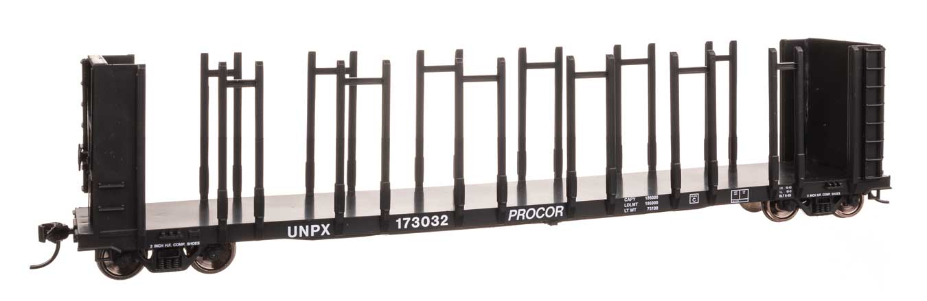 Walthers Mainline 50816 HO Scale 63' Pulpwood Flatcar - Ready to Run -- UNPX #17