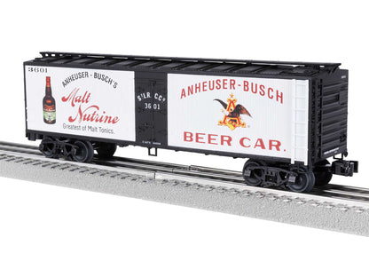 Lionel 6-2442201 O Gauge Budweiser Woodside Reefer #3601
