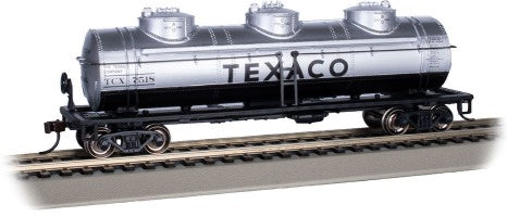 Bachmann 17112 HO 40' 3-Dome Tank Car Texaco #7518