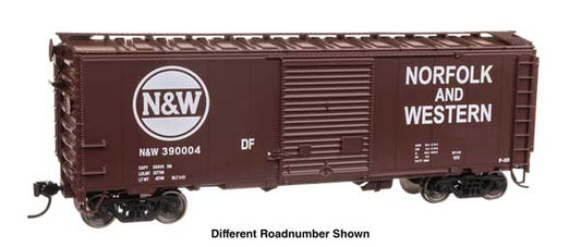 Walthers Mainline 910-45217 HO Scale 40' ACF Welded Boxcar RTR N&W #390007