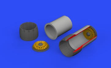 Eduard 648560 1/48 Aircraft- F14D Exhaust Nozzles for TAM (Photo-Etch & Resin)