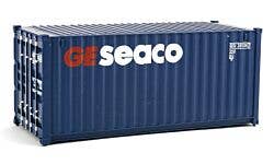 Walthers SceneMaster 949-8064 HO 20' Corrugated Container - GE Seaco
