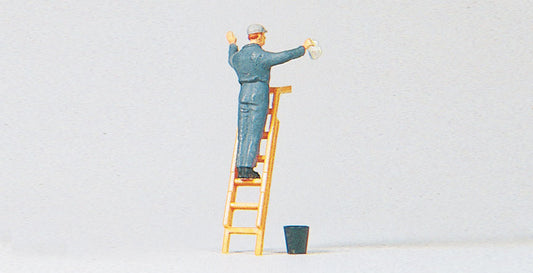 Preiser 28048 HO Scale Carriage Window Washer Figure